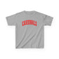 Cardinal Bold Letter Tee - Youth