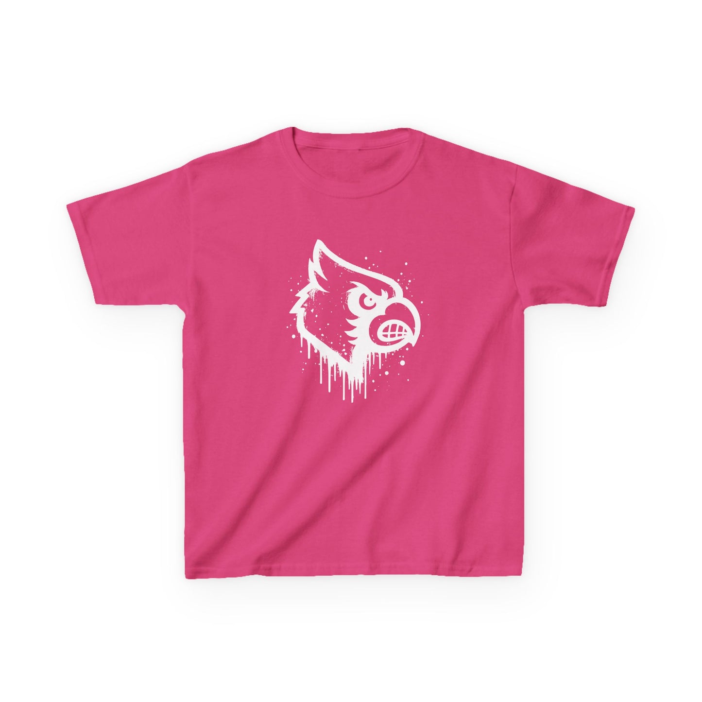 Cardinal Paint Drip Mascot - Youth