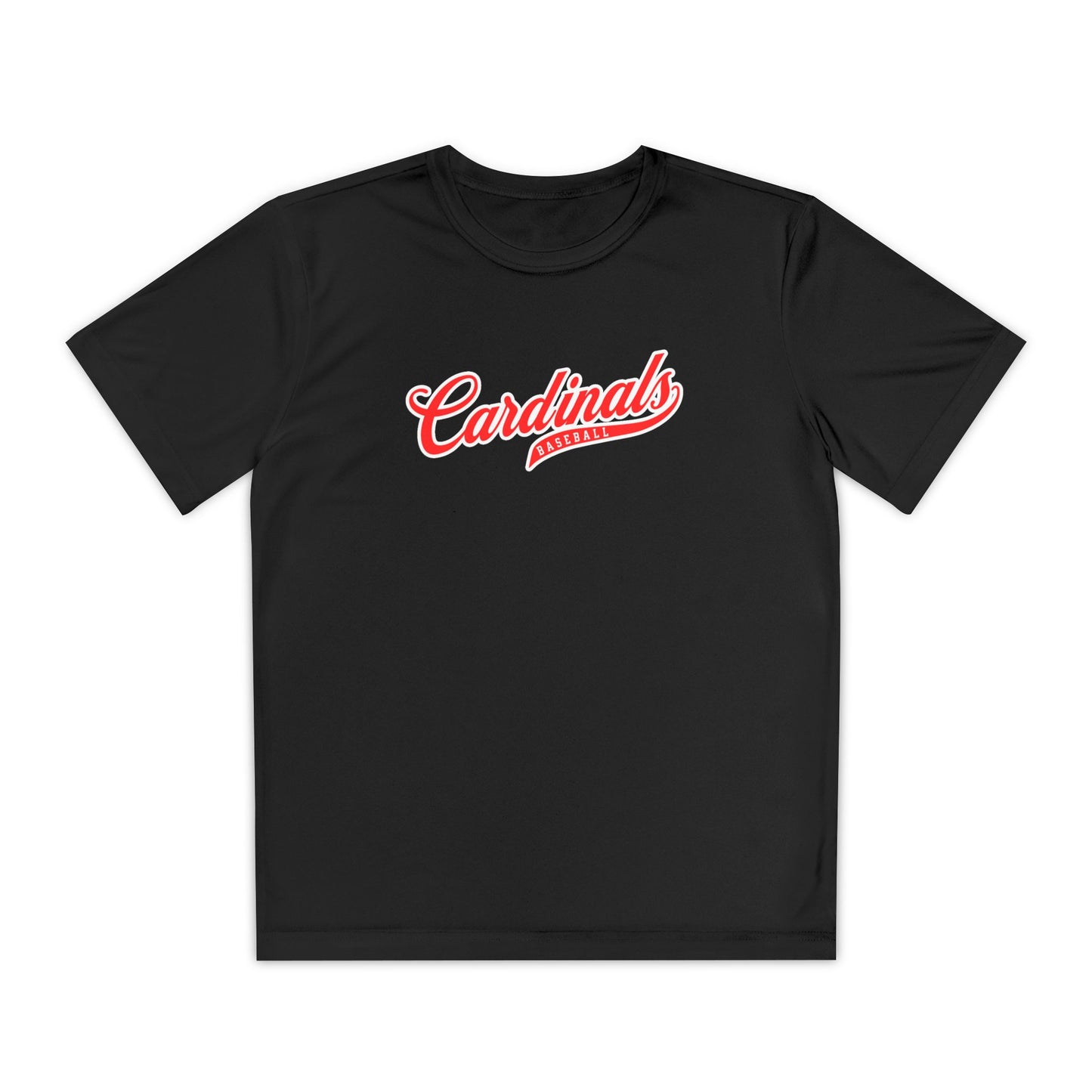 Retro Baseball Script Tee - DriFit - Youth
