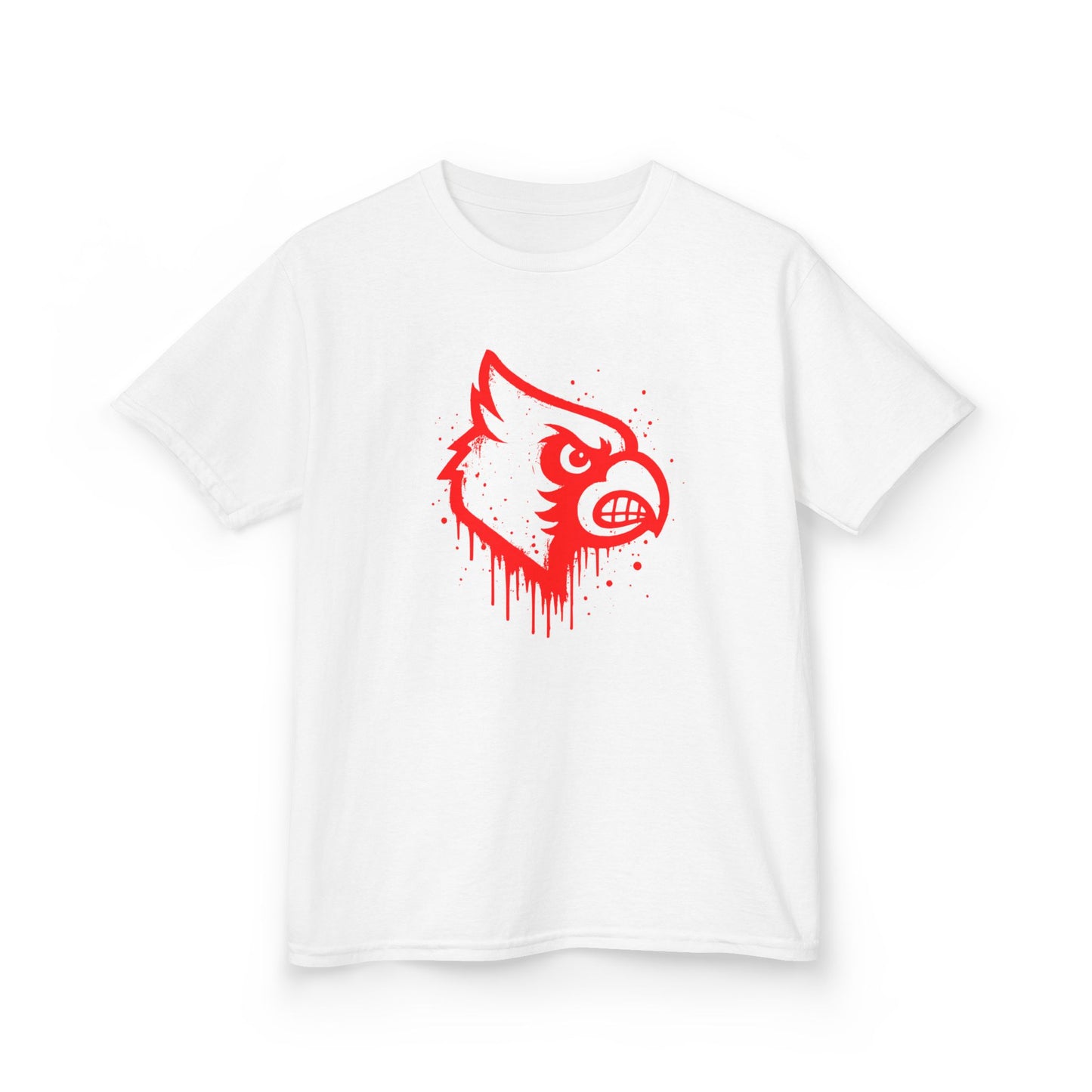 Cardinal Paint Drip Mascot - Youth