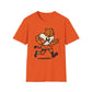 Retro Leopard Football Tee