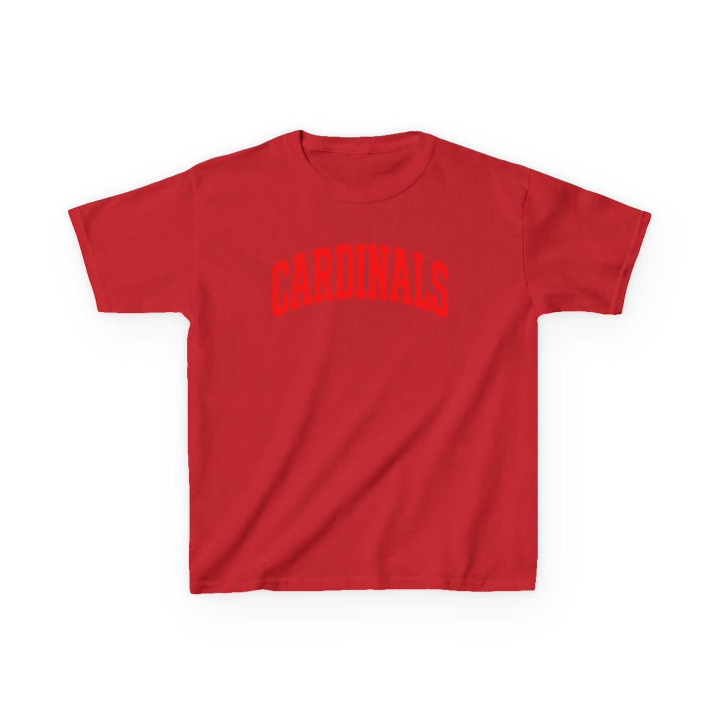 Cardinal Bold Letter Tee - Youth