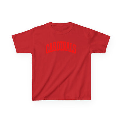Cardinal Bold Letter Tee - Youth