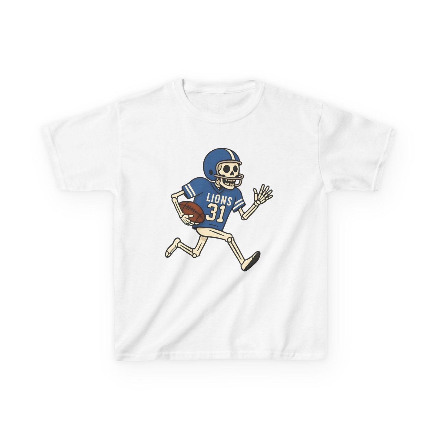 Jessieville Skeleton Football Tee - Youth