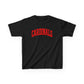 Cardinal Bold Letter Tee - Youth