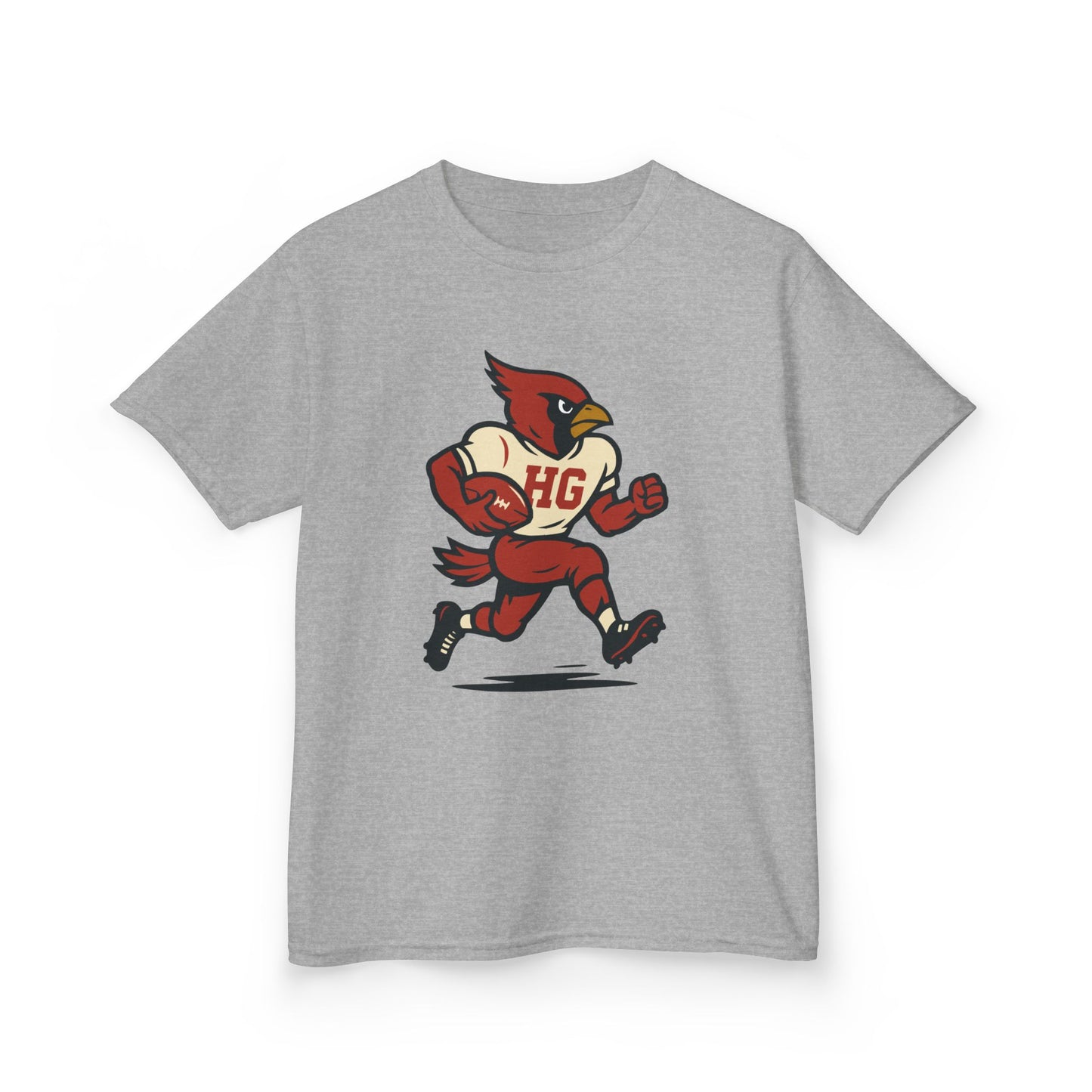 Retro Cardinal Football Tee - Youth