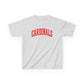 Cardinal Bold Letter Tee - Youth