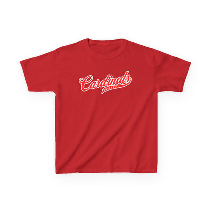 Retro Baseball Script Tee - Youth