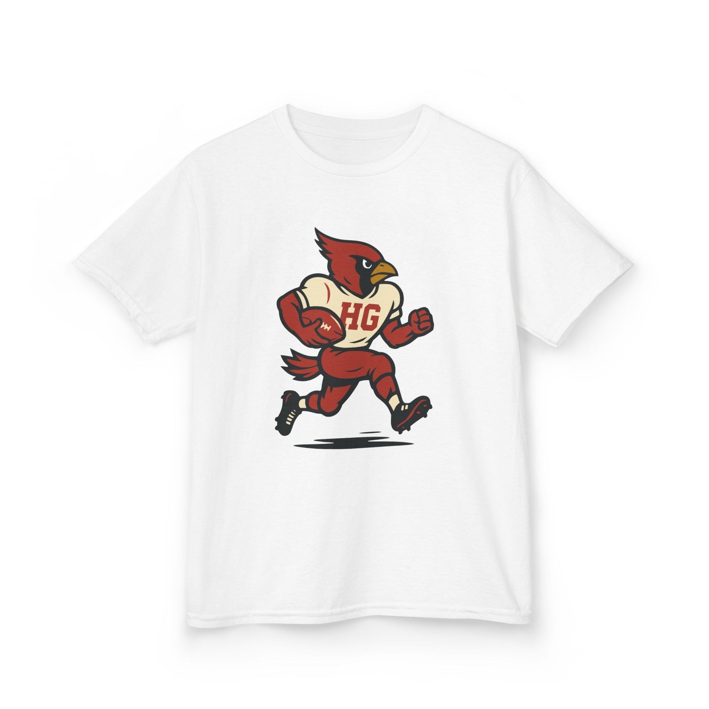 Retro Cardinal Football Tee - Youth