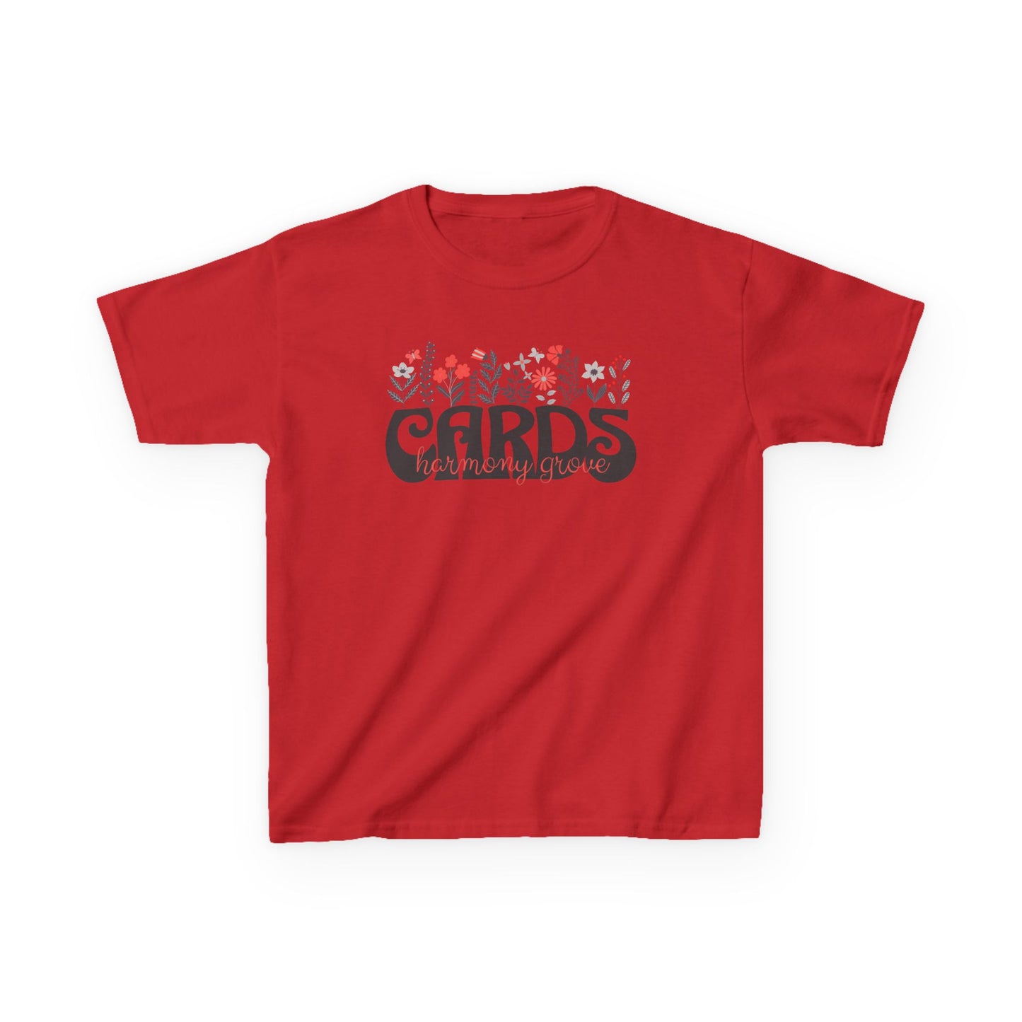 Cardinal Floral Tee - Youth