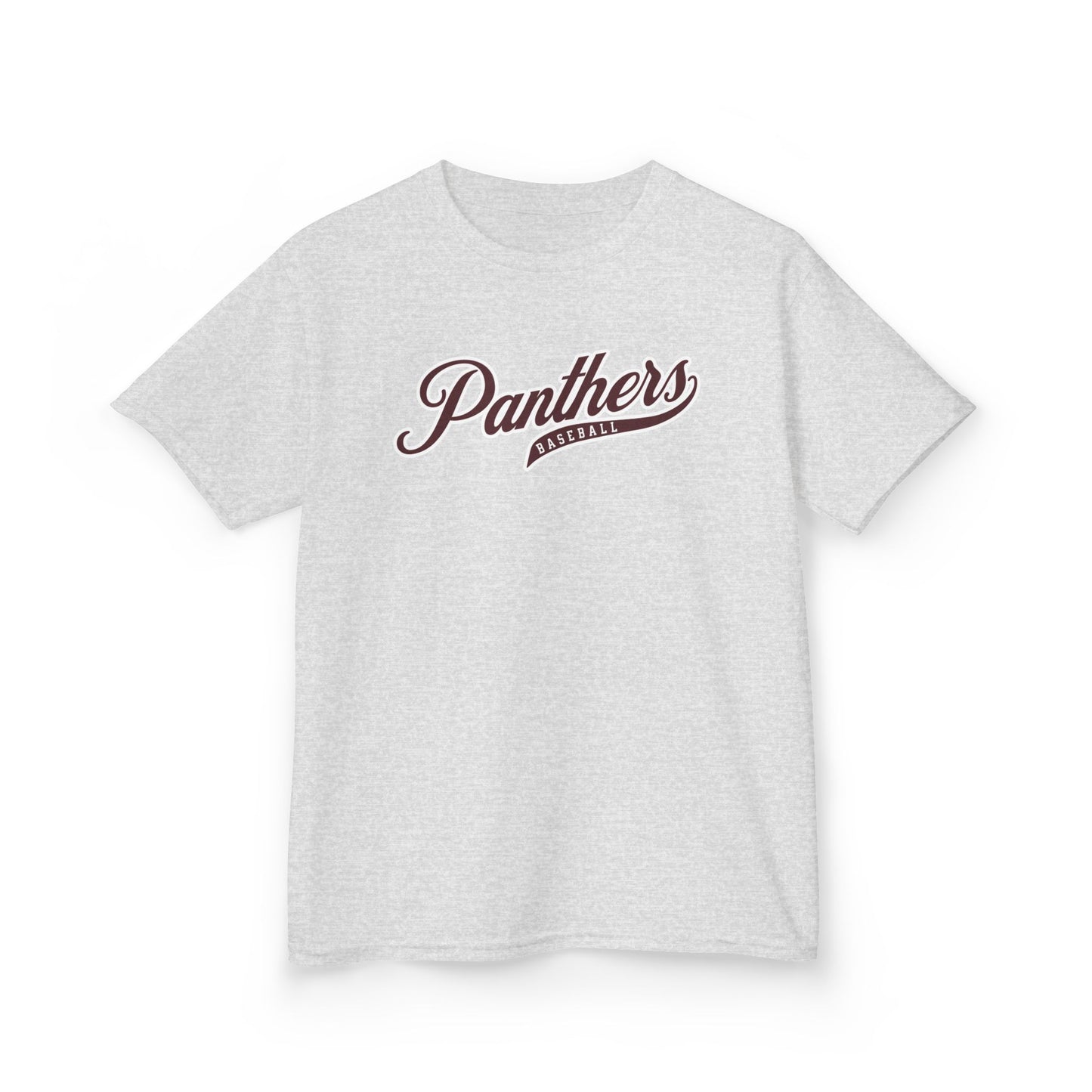 Panthers Baseball Script T-Shirt — Youth