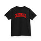 Cardinal Bold Letter Tee - Youth
