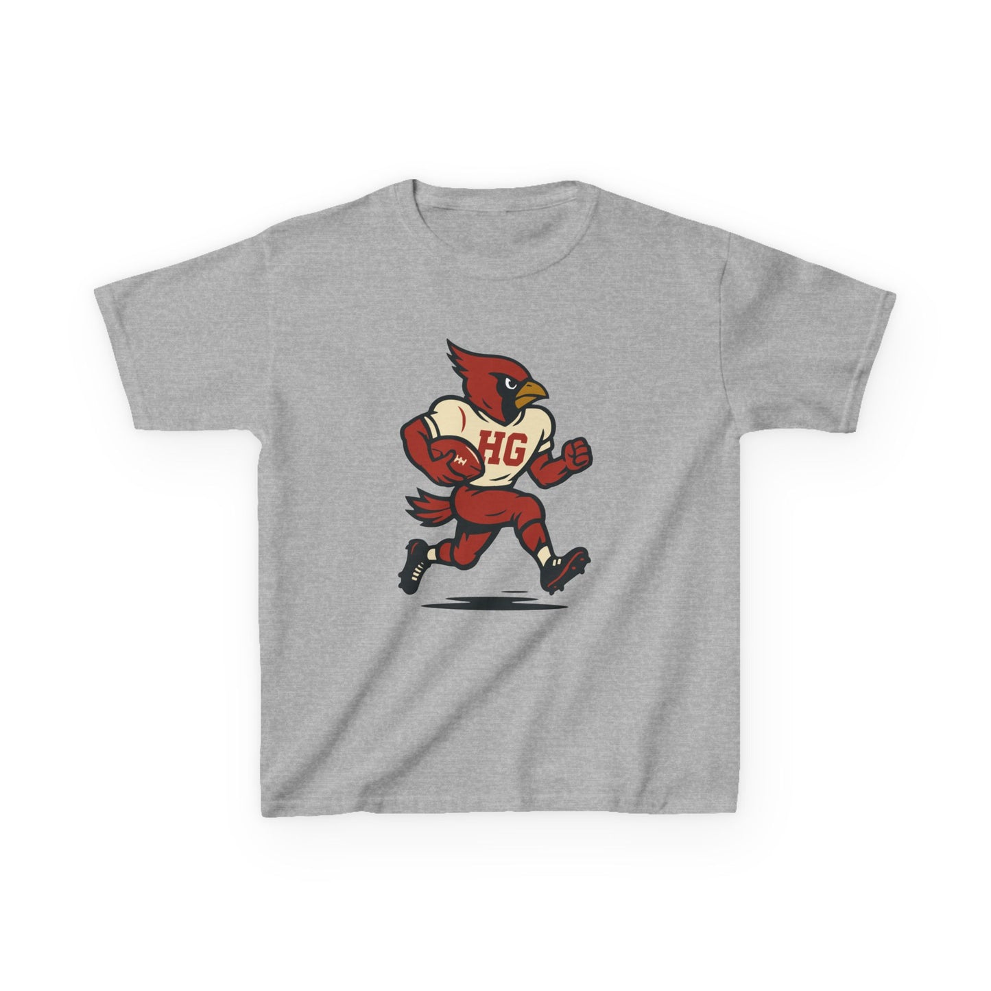 Retro Cardinal Football Tee - Youth