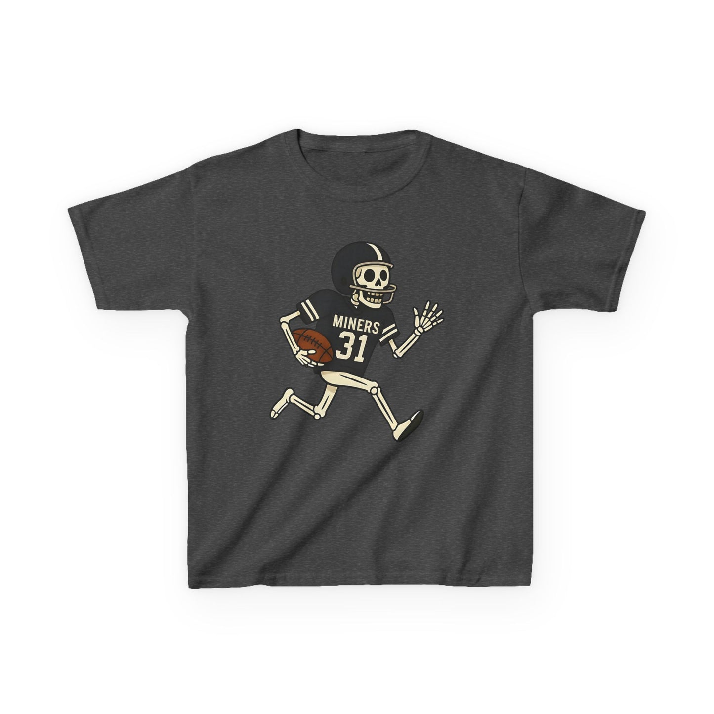 Bauxite Skeleton Football Tee - Youth