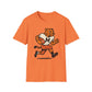 Retro Leopard Football Tee